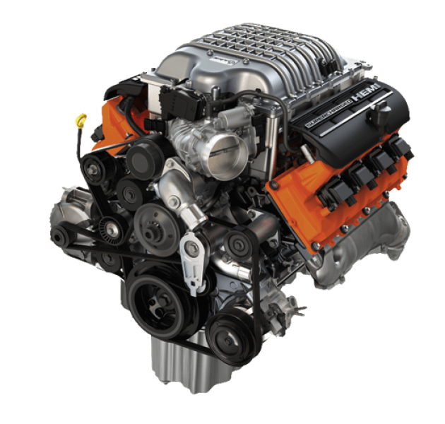 SUPERCHARGED 6.2L HEMI V8 ENGINE