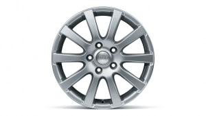 18-inch 10-Spoke Wheel - Bright Silver