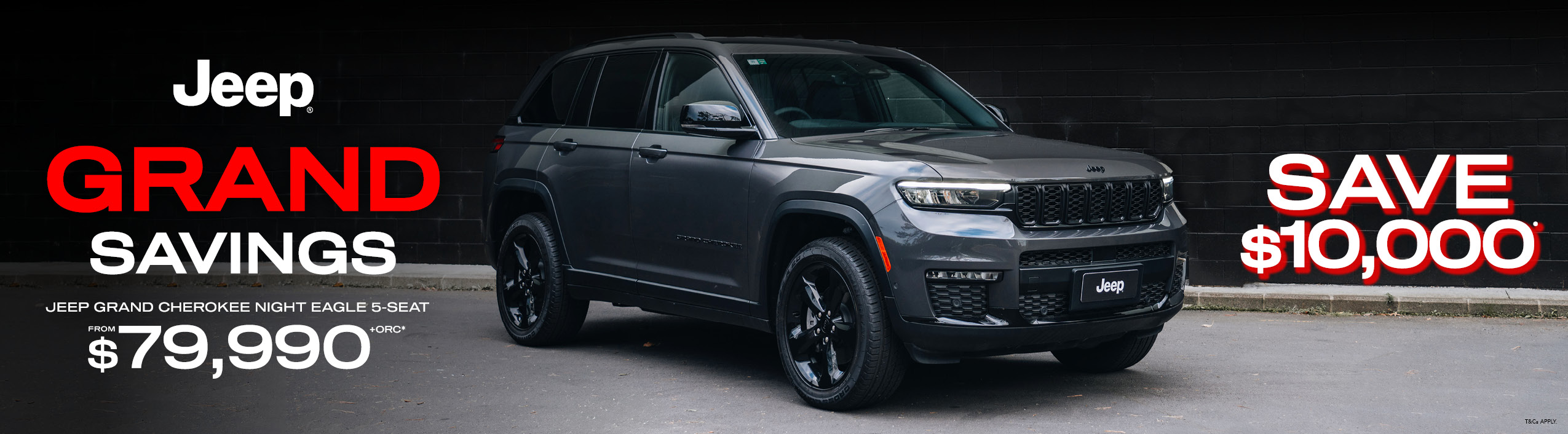 "GRAND SAVINGS" GRAND CHEROKEE 5-SEAT OFFER