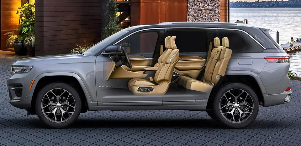 COMPLETE COMFORT FOR ALL FIVE PASSENGERS