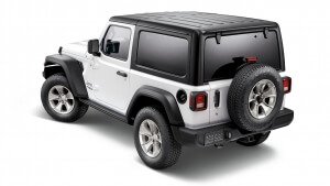 2-Door Hard Top Kit - Black, textured