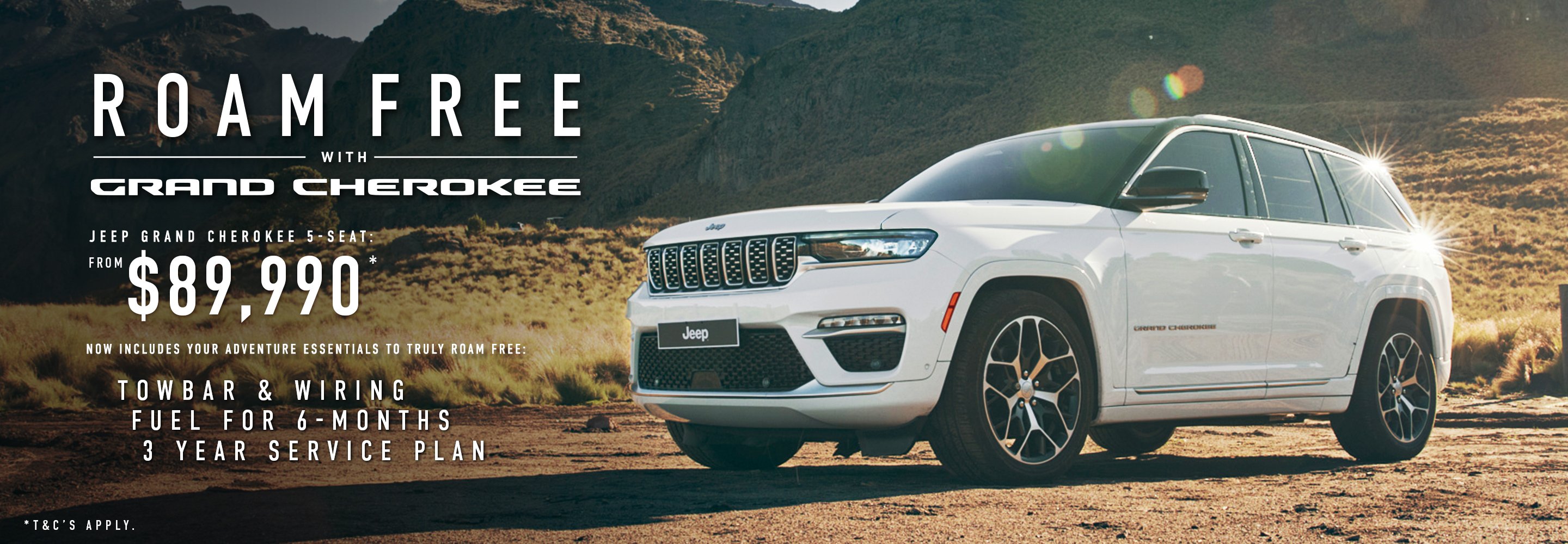 Grand Cherokee 5-Seat 'Roam Free' Campaign